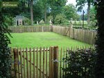 Chestnut fence - 100 cm x 460 cm
