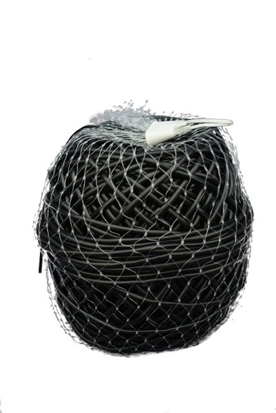 Binding tube 3.5 mm black in mesh 